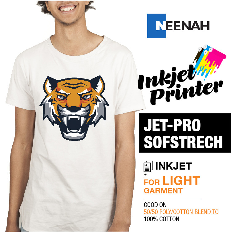 JetPro SoftStretch Light Inkjet Heat Transfer Paper