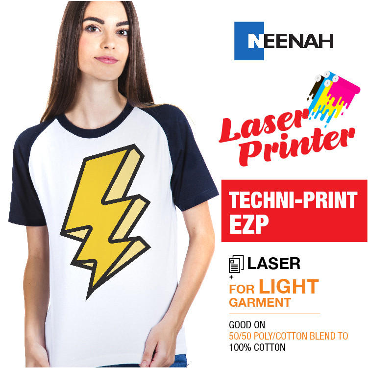 TechniPrint EZP Laser Printer Heat Transfer Paper for Light Color