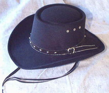 Hat, gambler-style black