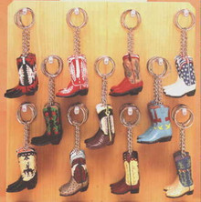 Key ring cowboy boot