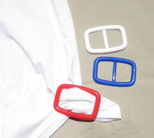 Tee shirt clip oblong primary colors