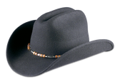 Ringo's Silverado Black Crushable Hat By Rodeo King Made in the USA