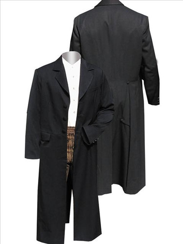Rifle Frock Coat old WEST PERIOD CLOTHING COAT WORN BY KURT RUSSELL AS WYATT EARP IN TOMBSTONE Worn By Cowboys Of The Old West
