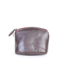 SMALL COIN PURSE.  CONTRASTING COLORS.  TOP ZIP CLOSURE.  IMPORT.
