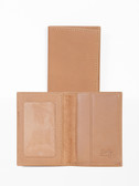 LEATHER CREDIT CARD CASE W/ID WINDOW.  CARD CARRIER W/ID WINDOW.  POCKETS FOR CREDIT CARDS OR BUSINESS CARDS.  IMPORT.
