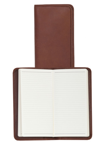 LEATHER POCKET NOTEBOOK. 3 INCH X 6 INCH RULED NOTEBOOK. IMPORT. - Old ...