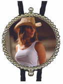 Sexy Cowgirl in the Summer Bolo Tie