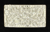 Crystals Silver Rectangle Belt Buckle