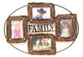 Western Values Family Wall Photo Frame
