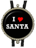 I Love Santa Bolo Tie