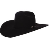 Rodeo King 5X Black Low Rodeo Felt Cowboy Hat