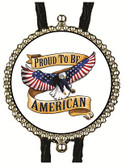 Proud to be  American Bolo Tie (2)