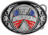 Proud to Be An American Belt Buckle