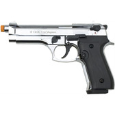 Firat Magnum 92 Front Firing Blank Gun High Polish Nickel Finish