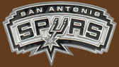 San Antonio Spurs NBA Buckle  4" x 2-1/4"