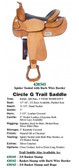TRAIL SADDLES TRUE WESTERN STYLE 4 CHOICES MADE IN THE USA