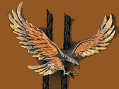 Tricolor Eagle Bolo Tie 41476