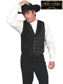 WAH MAKER VEST Black on Black Limited Edition Your Western Clothing Store