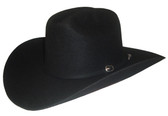 WOOL 3X BLACK FELT Cowboy Hat