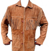 ALL NEW DUKES SUEDE FRINGED JACKET Western  All Suede Coat