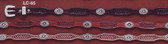 All Leather Hat Band W/ Conchos 42138