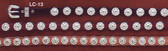 All Leather Hat Band W/ Conchos 42149