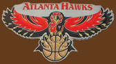 Atlanta Hawks NBA Buckle  4-1/4* x 2-1/4"