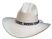 Bronco II White  Palm Cowboy Hat
