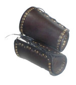 Brass Studded Leather Cowboy Cuffs