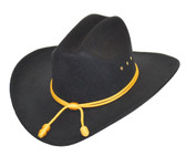Civil War Officers Felt Hat With Gold Braid