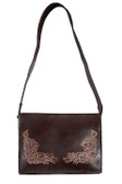 Dark Brown leather handbag