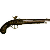 19th Century French Percussion Dueling Pistol - Pewter