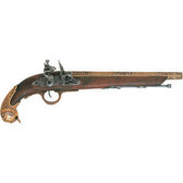 18th Century German Flintlock Pistol - Brass