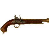 18th Century Italian Flintlock Pistol - Brass