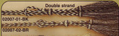 DOUBLE STRAND HORSE HAIR HAT BANDS