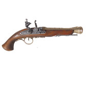 18th Century Flintlock Pistol - Brass