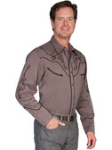 Embroidered Mens Western Shirts The Six Shgooters
