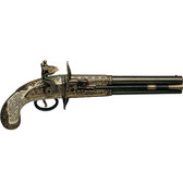 FD1264 1750 Double Barrel Flintlock