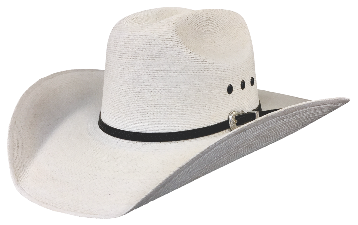 FINE PALM LEAF CATTLEMAN Cowboy Hat 