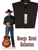 Geeorge Strait Collection Buttondown Collar Straight Back Yoke
