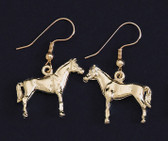 Gold Horse Earrings