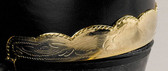 Heel Guard Scalloped Brass