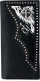 3D Black Western Rodeo Wallet 63333