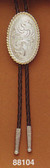 JUSTIN BOLO TIES OVAL TEXTURED