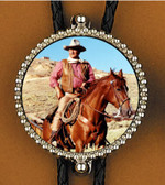 John Wayne On Horse Bolo Tie 42383