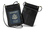 Leather Passport Holder, 4-1/4" x 6"