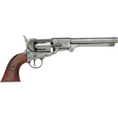 Civil War Replica Griswold & Gunnison Confederate Antique Grey Finish Pistol Non-Firing Gun