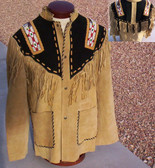 Native Dancer Suede Prayer Shirt/Jacket