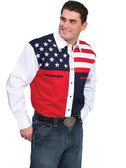 PATRIOTIC RED WHITE AND BLUE SHIRT