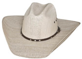 Outlaws Like Me 50X straw cowboy hat from the Justin Moore Signature Collection by Bullhide® Hats.  Brim: 4 1/4"  Available in sizes 6 3/4 - 7 5/8.